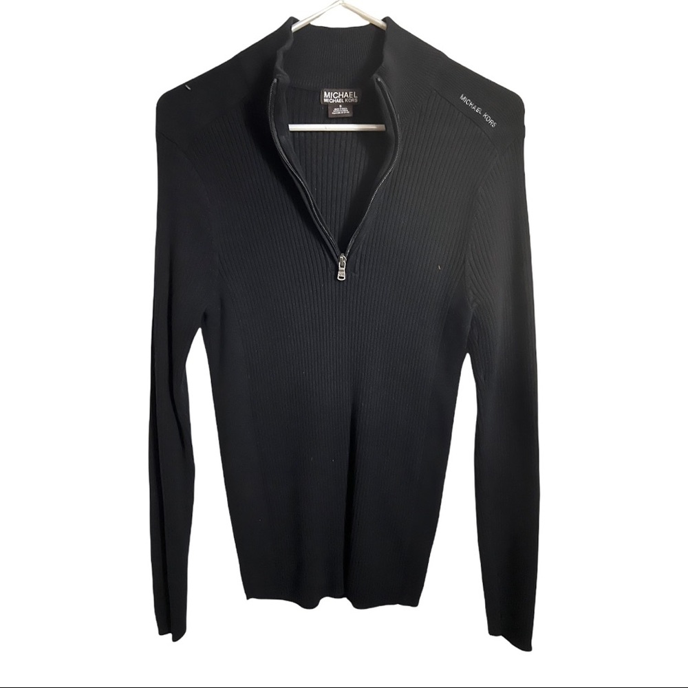 MICHAEL KORS mens small black sweater. - Picture 3 of 4